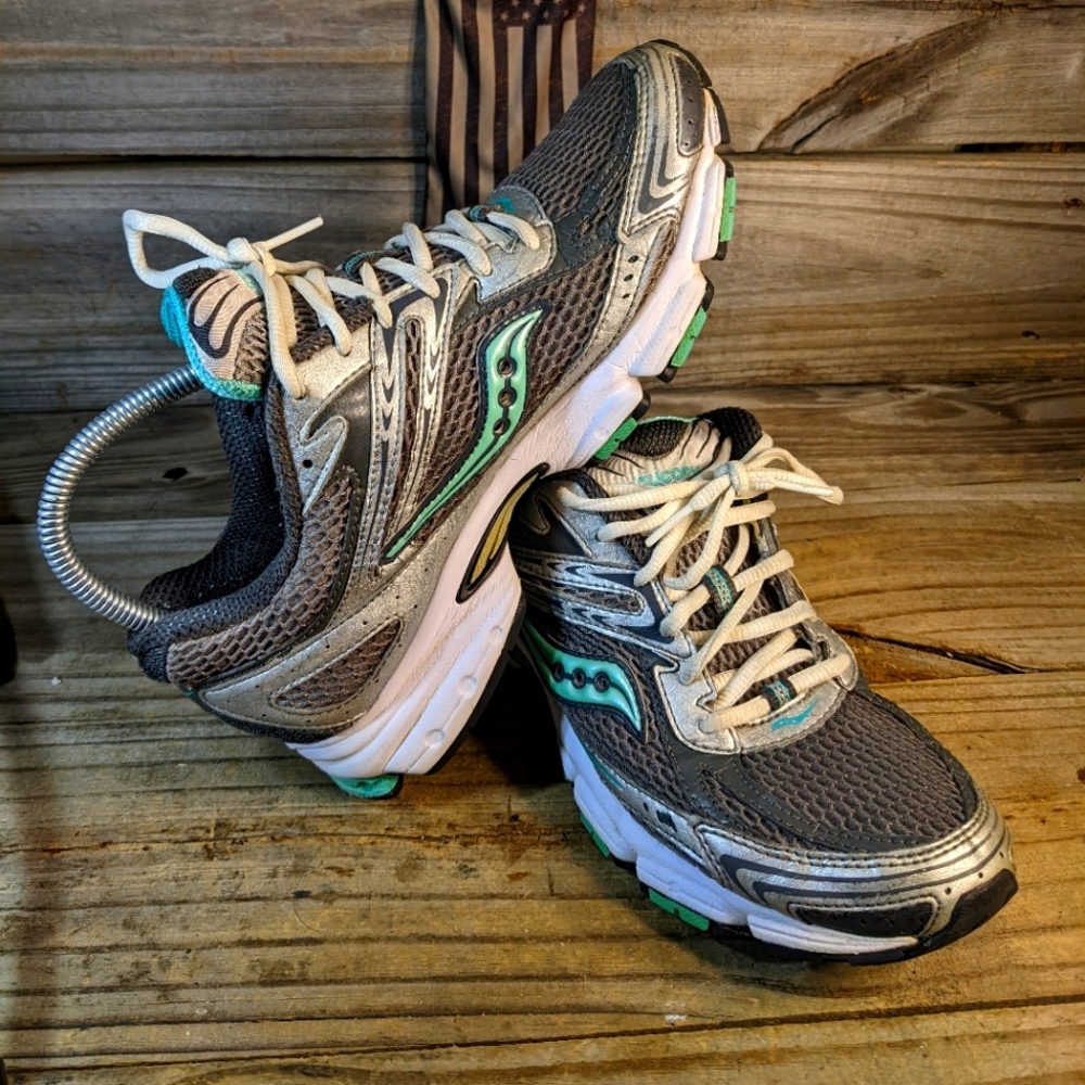 Saucony ignition 2 running, women,S9,grey green
